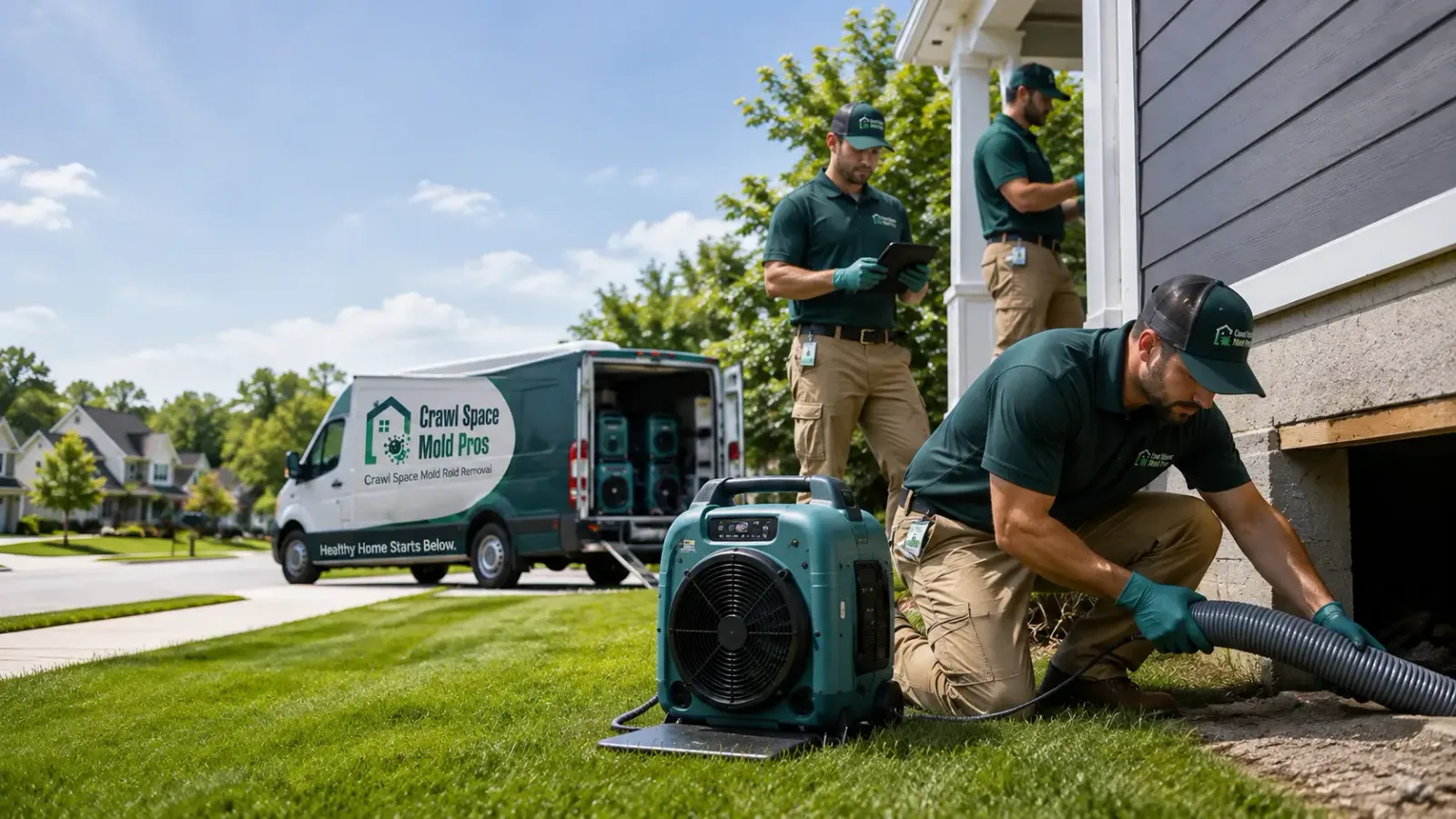 Crawl Space Mold Removal in Paragon, IN